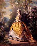Franz Xaver Winterhalter Empress Eugeie oil painting on canvas
